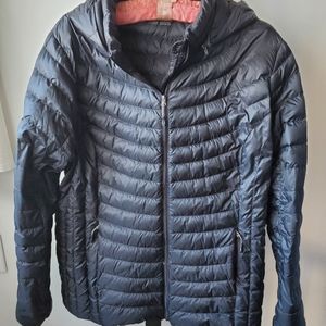 Black Down filled Puffer Jacket